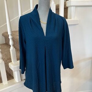 NWt. cable and gauge v neck blouse